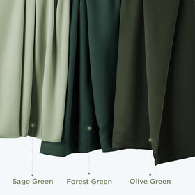 Bedsure olive-green room accent adds subtle natural style