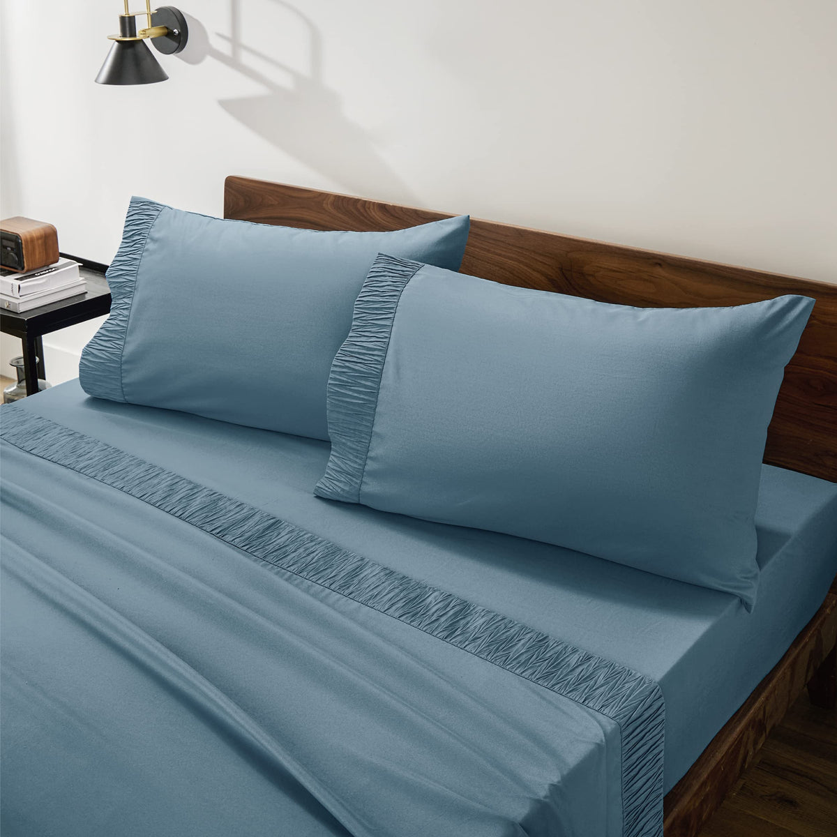 Bedsure hotel-luxury look creates cozy nights for family bedrooms.