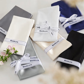 Bedsure better skin pillowcase smooth surface helps reduce sleep lines