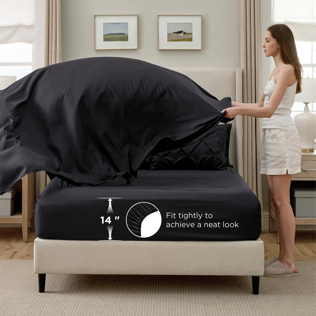 Bedsure color options show 32 designer hues for seasons