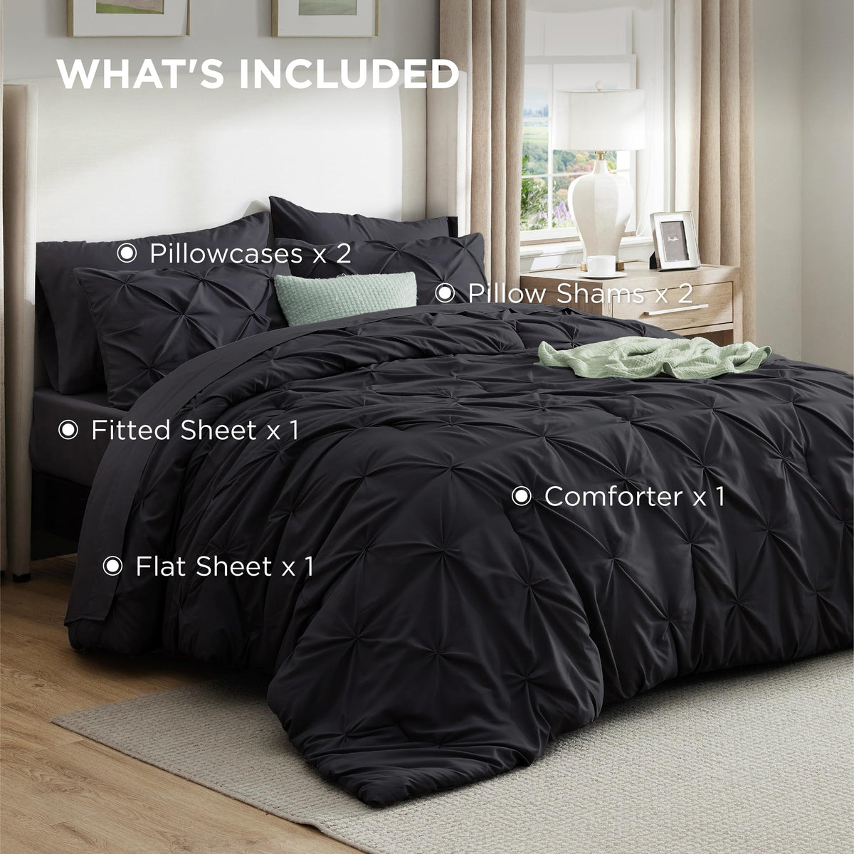 Bedsure cozy sleep scene with balanced warmth