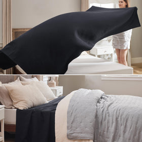 Bedsure blanket ideal on bed, sofa, or travel for versatile comfort
