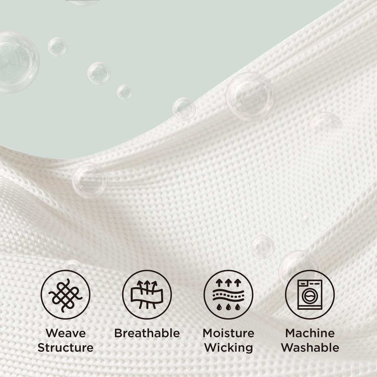 Bedsure blanket draped over couch highlights stylish texture and airy warmth.