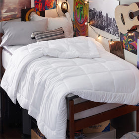 Bedsure box-stitch duvet insert in twin XL for balanced warmth