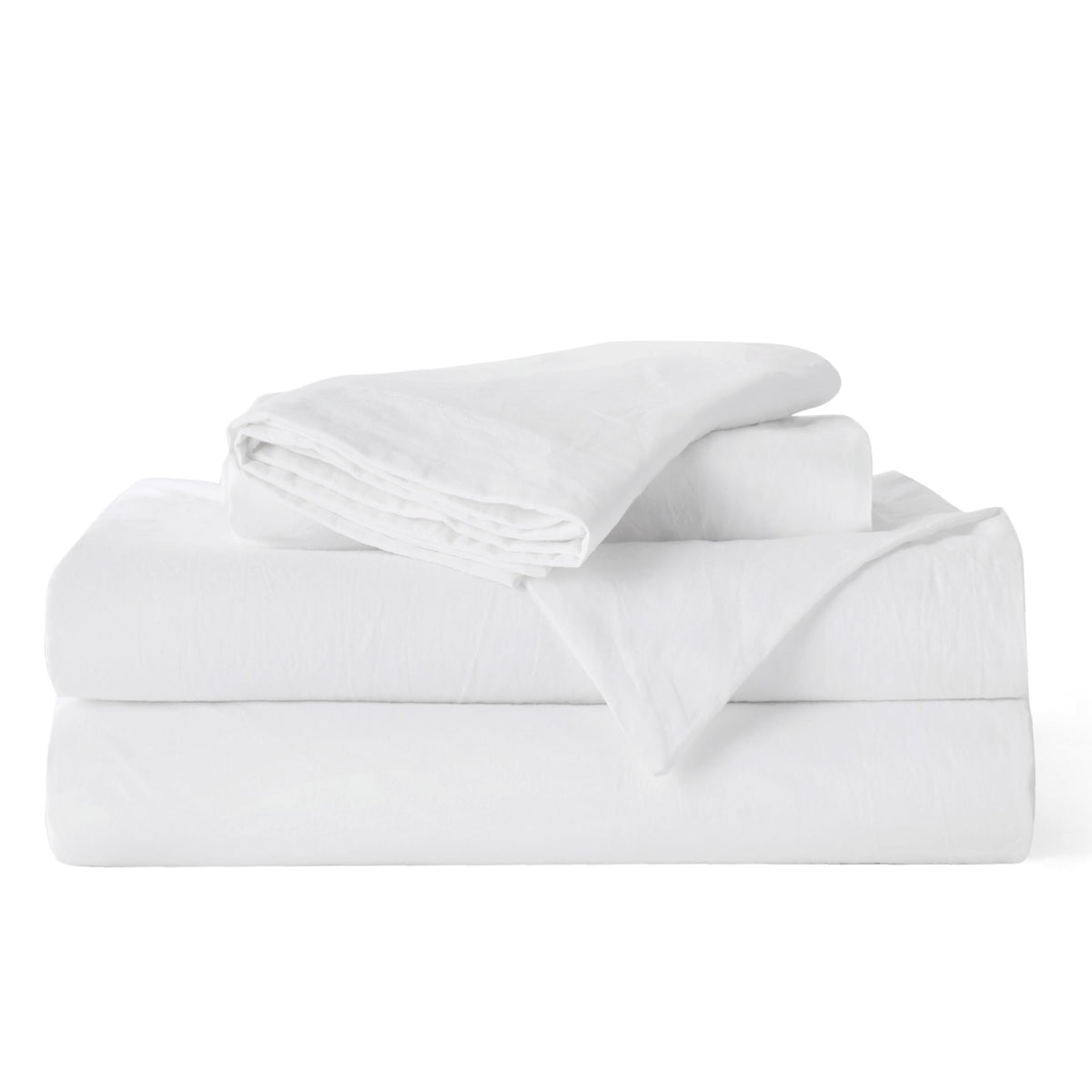Bedsure bright white minimalist bedding for serene bedroom aesthetics