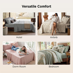 Bedsure California King sheets maintain vibrant color after washes.