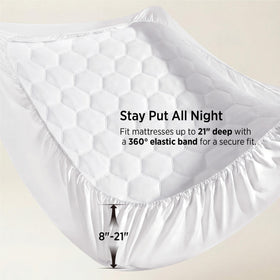 Bedsure california king pad soft touch cover delivers quiet, crinkle-free nights