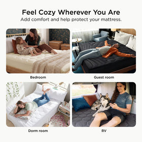 Bedsure easy-care fabric stays soft after washing