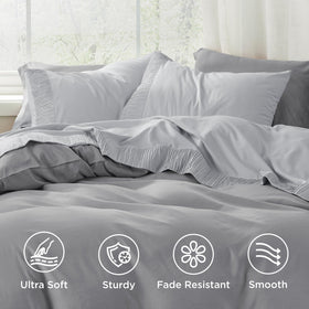 Bedsure California King pillowcase 20x40 with clean finish.