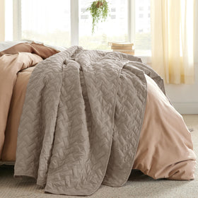 Bedsure quilt edge stitching boosts durability for daily use.