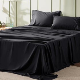 Bedsure California King sheet set offers hotel-luxury softness for everyday comfort.