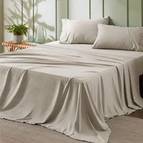 Bedsure California King pillowcases close-up showing plush softness.