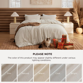 Bedsure care guide supports easy cold-wash maintenance for busy homes.