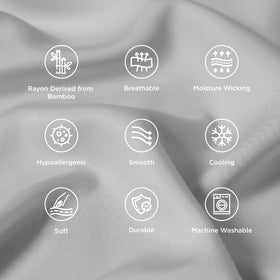 Bedsure care instructions image indicates machine wash and quick dry