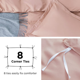 Bedsure care-ready machine washable close-up