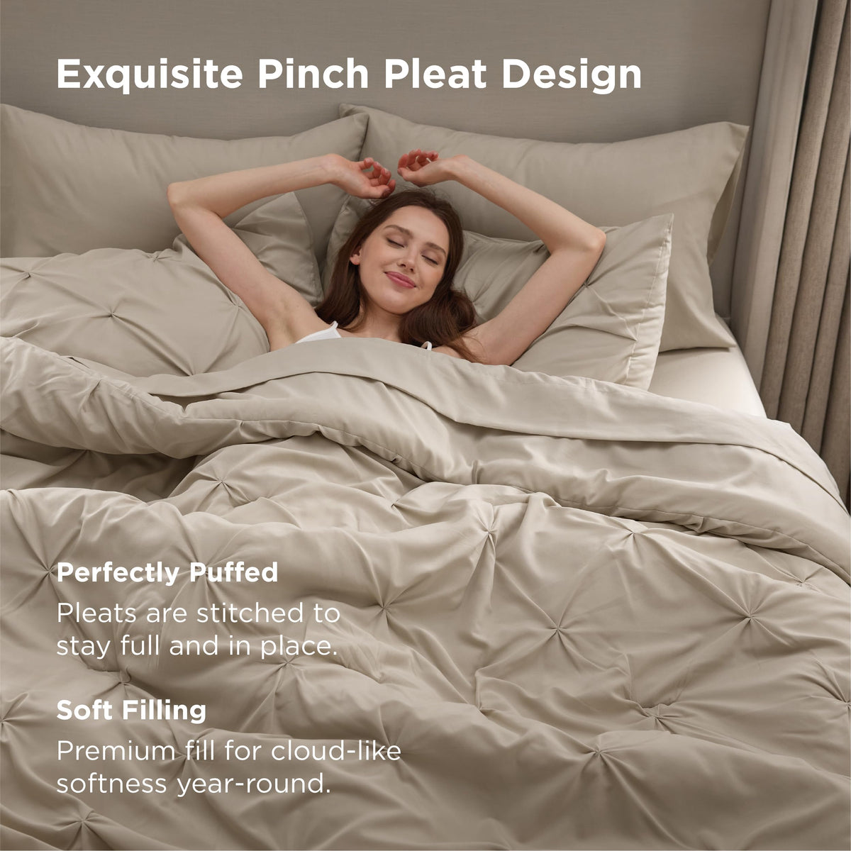 Bedsure cloud-like warmth delivers lightweight warmth for all seasons.