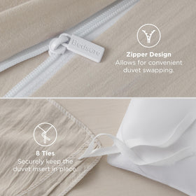 Bedsure full duvet cover set available in multiple colors to match decor.