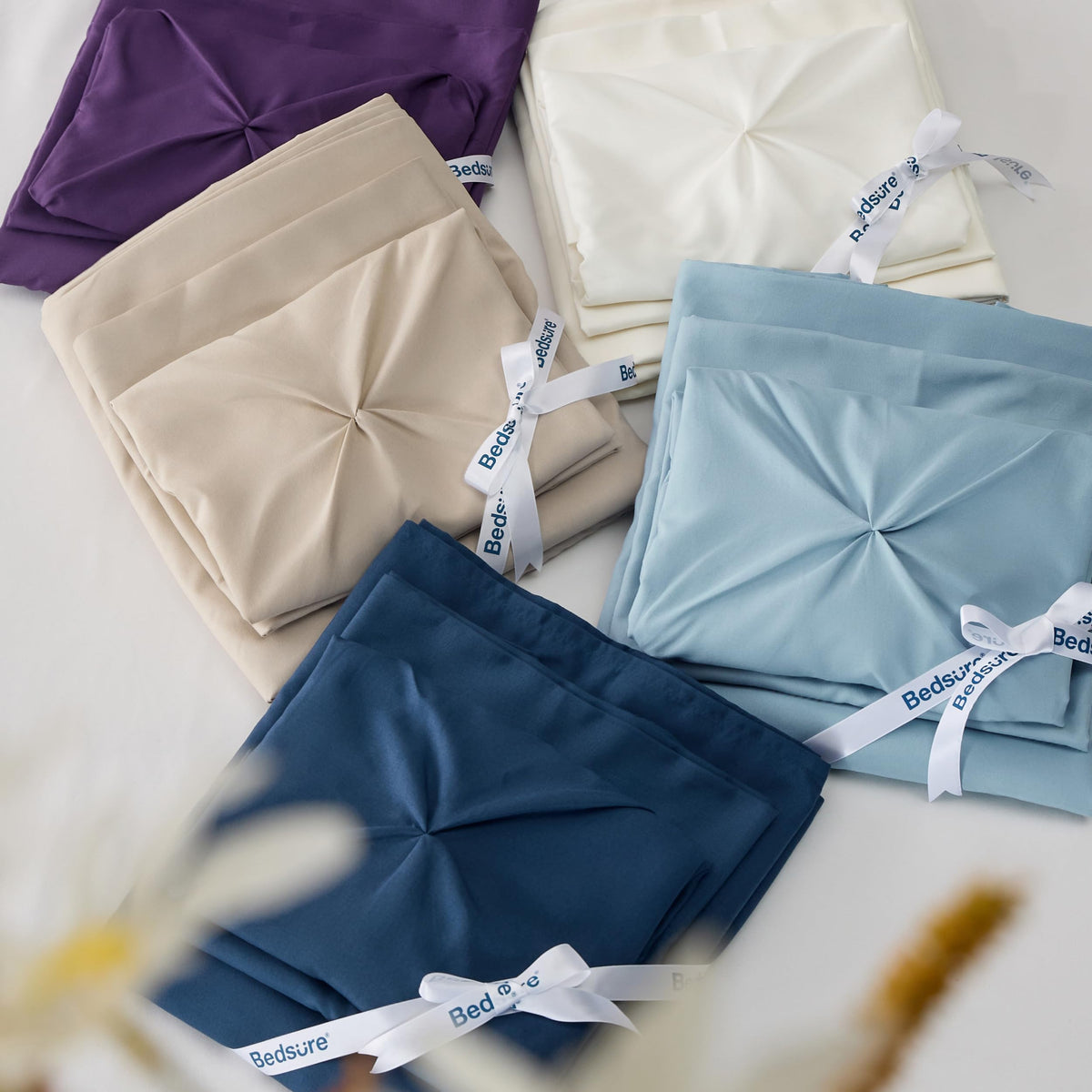 Bedsure mineral blue among 32 color options for versatile styling