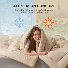 Bedsure eight-tab design for duvet cover compatibility
