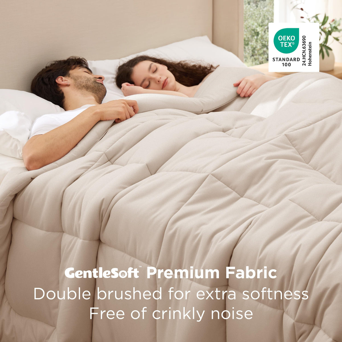 Bedsure eight tabs on sides feature for duvet cover compatibility