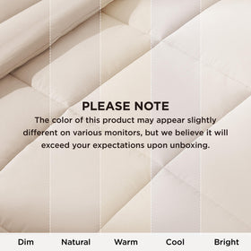 Bedsure machine-wash care label highlighting easy at-home cleaning