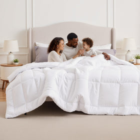 Bedsure comforter duvet insert in oversized king provides all-season warmth for larger beds
