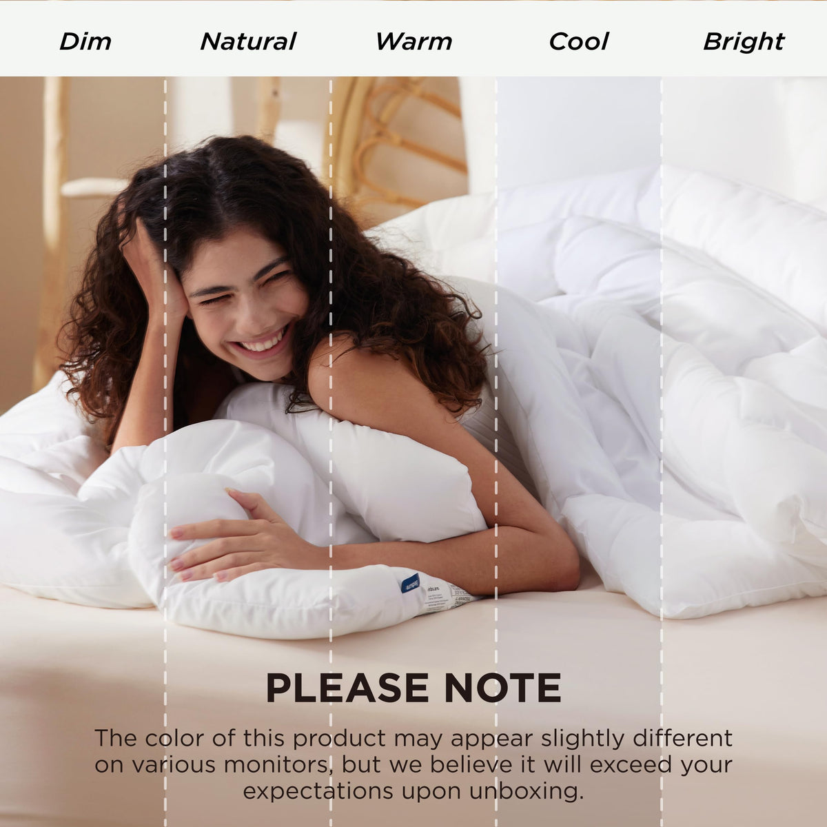 Bedsure packaging highlights care-ready, easy setup design