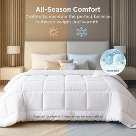Bedsure eight-tab design on both sides enables precise duvet cover pairing.