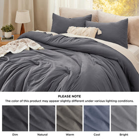 Bedsure comforter and pillowcases bundle ready for a cozy sleep space.