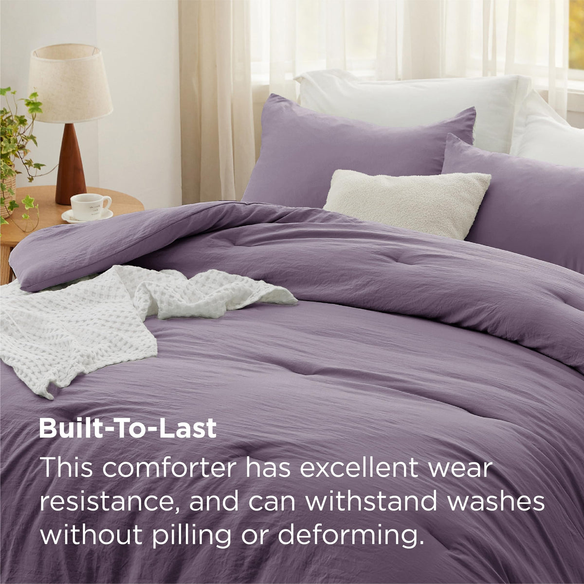 Bedsure comforter contents with two pillowcases ready-to-use bedding upgrade
