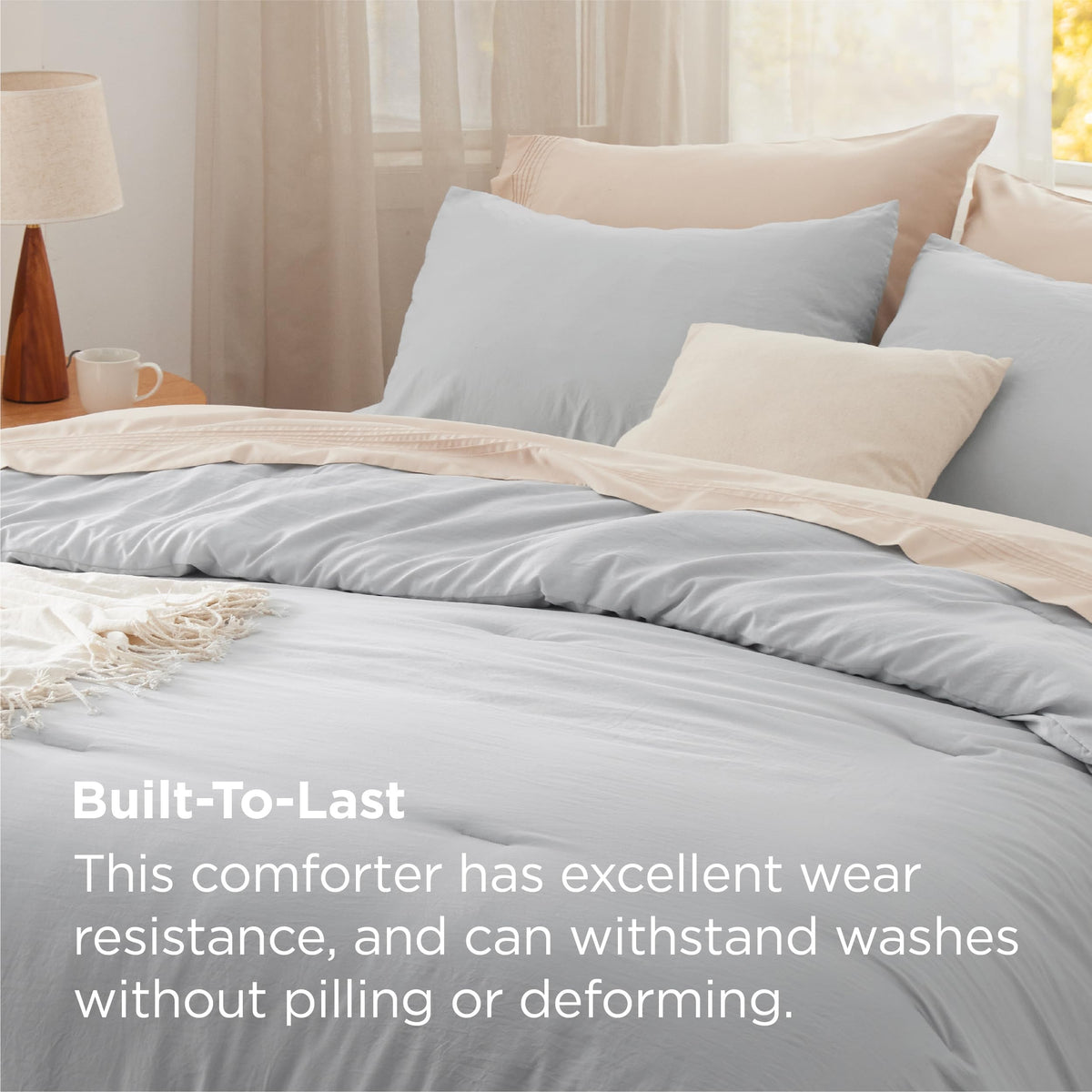 Bedsure comforter set reverse-color option lets you switch mood instantly.