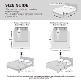 Bedsure white fabric close-up highlights breathable shell and premium finish.