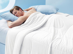 Bedsure cooling comforter dual-sided design for hot sleepers.