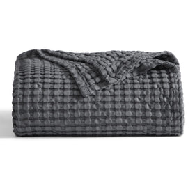 Bedsure king size blanket spread on bed for full coverage.
