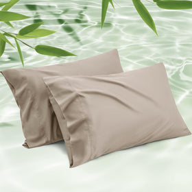 Bedsure cooling pillowcase for king size bed delivers breathable comfort.