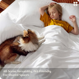 Bedsure cooling sheet set highlighting moisture-wicking properties for hot nights