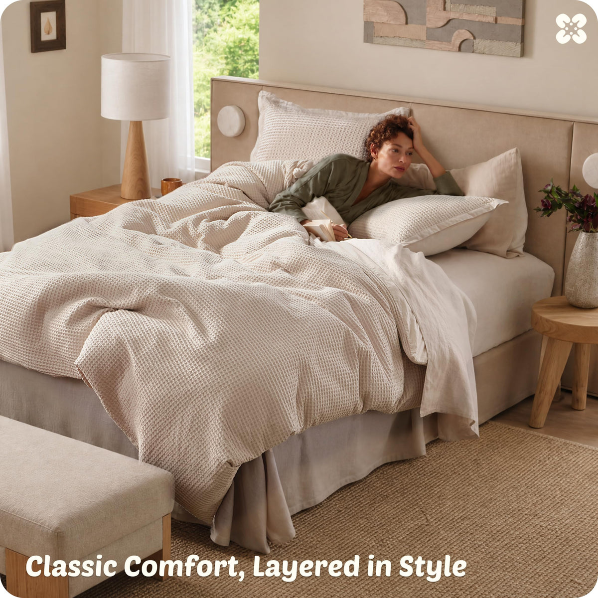 Bedsure king duvet cover spare button for quick fix