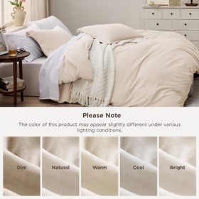 Bedsure crisp 120x98 duvet cover fits oversized king beds.