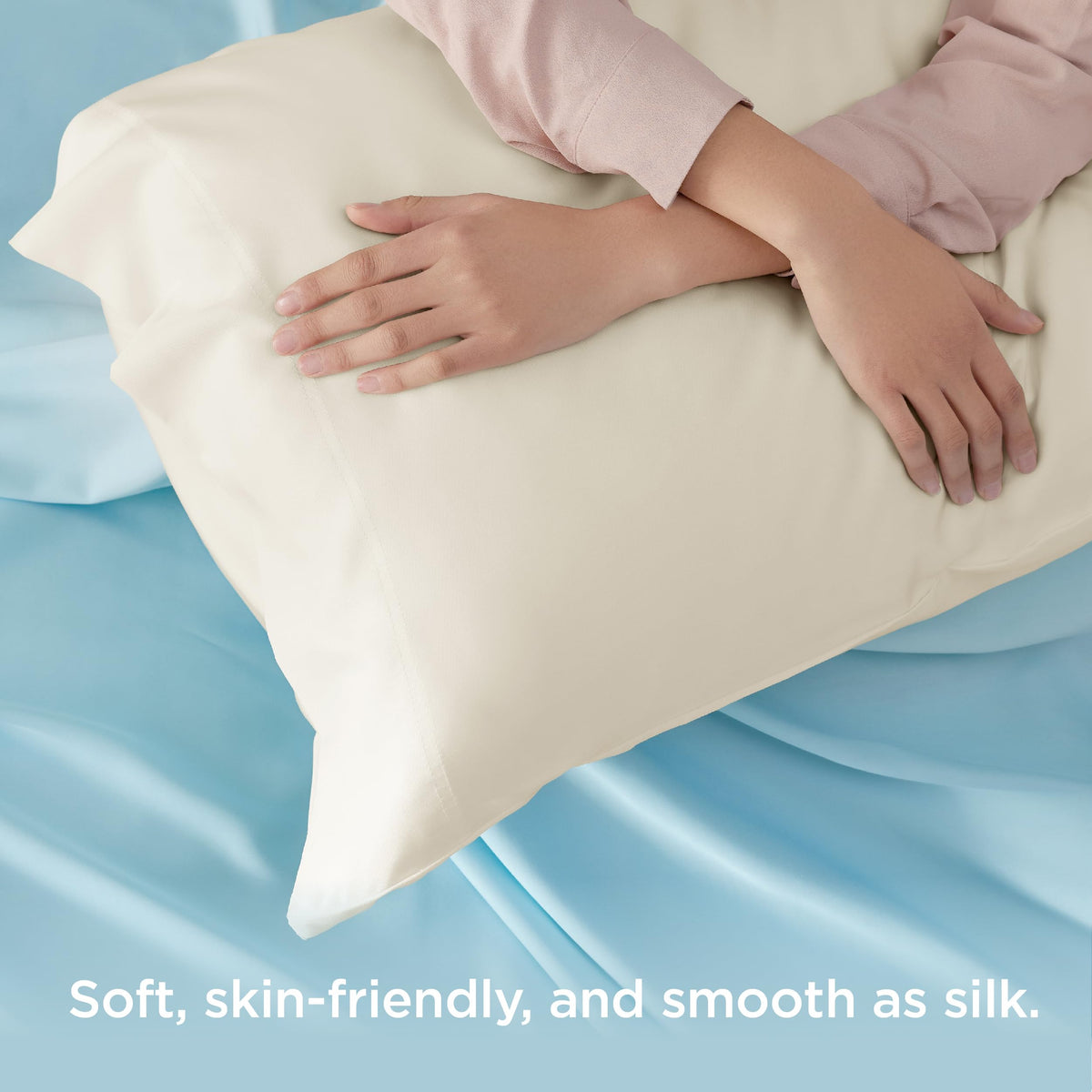 Bedsure cream packaging image highlights a gift-ready premium look.