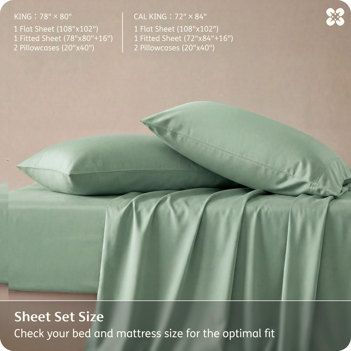 Bedsure deep-pocket 16-inch king sheets designed for tall mattresses