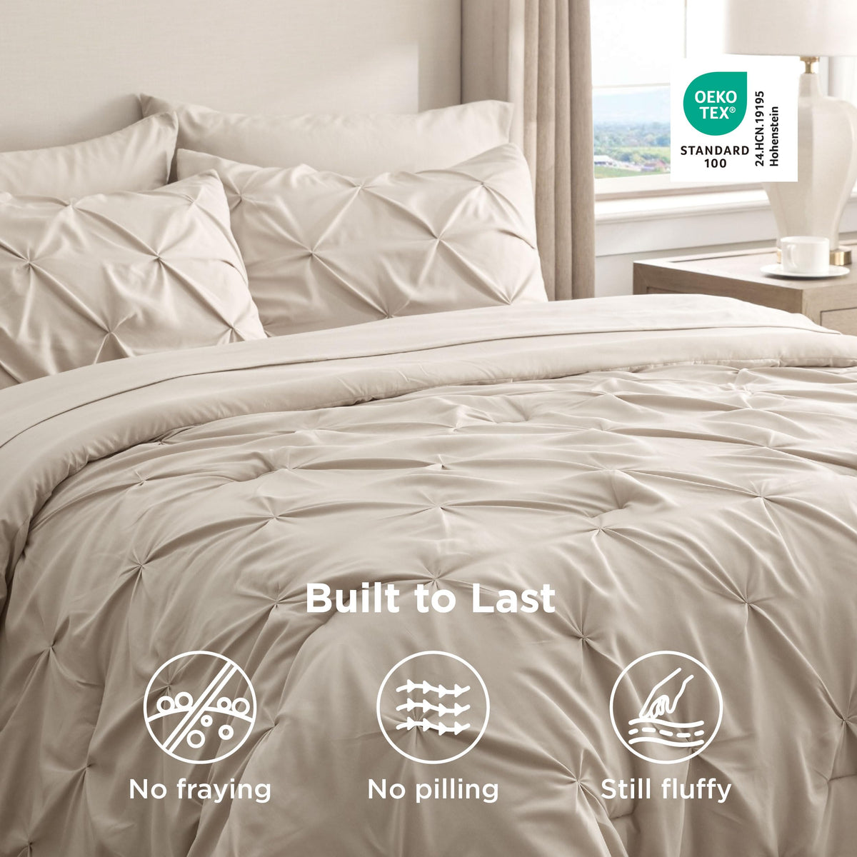 Bedsure offers 32 designer colors to match any mood