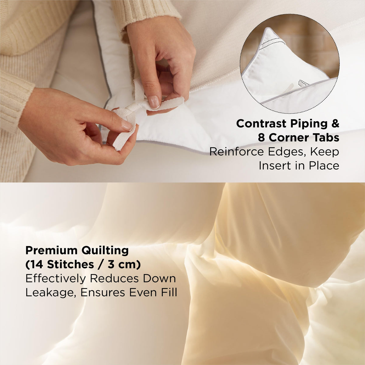 Bedsure Downpass and OEKO-TEX certified comforter supports safe daily use.