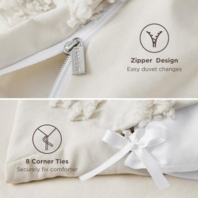 Bedsure durable dyeing prevents fading and shrinking for lasting beauty in your bedroom.