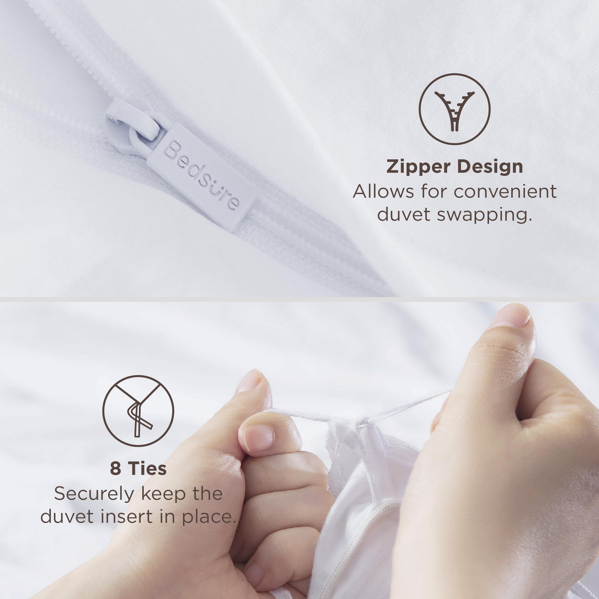 Bedsure durable stitching with fade-resistant dyeing maintains color over time.