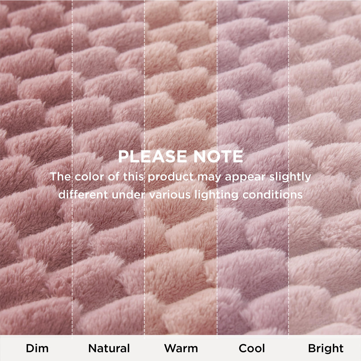 Bedsure Dusty Rose Throw Blanket complements room decor with soft pink shade