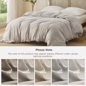 Bedsure king size duvet cover complements modern decor with versatile color options.