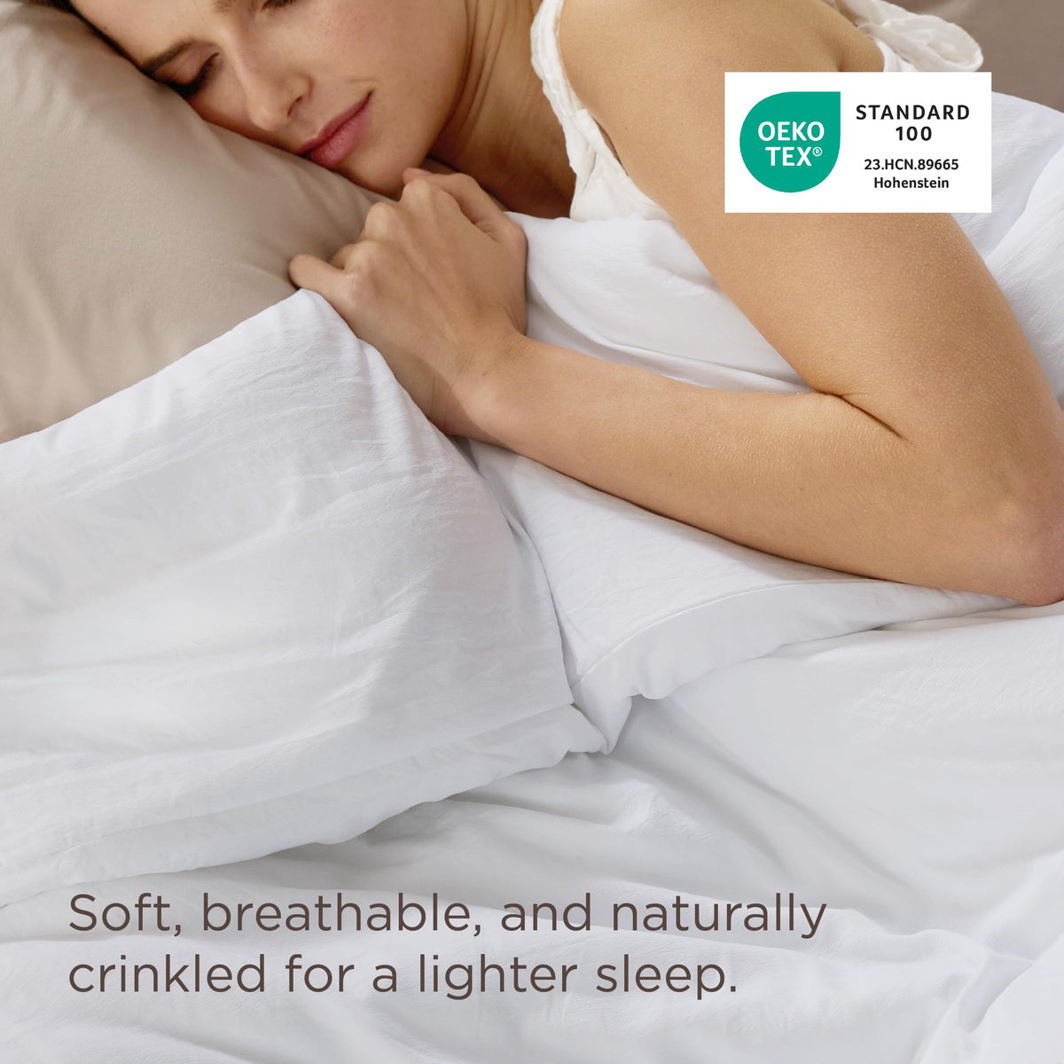 Bedsure duvet cover with zipper closure enables quick bed changes