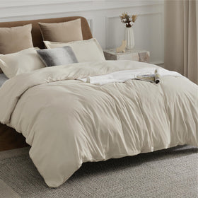 Bedsure duvet cover king with soft fabric for a cozy night