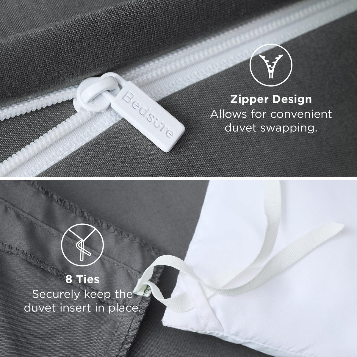  Bedsure durable stitching and vibrant dye resist fading over time