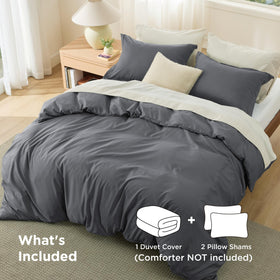  Bedsure duvet cover hidden zipper offers secure closure without noise